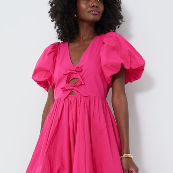 RARE Cleobella Magenta Lalita Mini Dress, NWOT, Size S - Picture 3 of 5